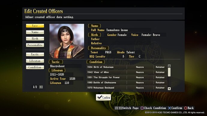 inoue Tamadono Created Character