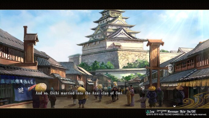 Oichi Marries Azai 2