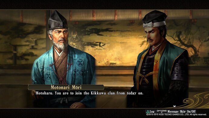 Motoharu You Are To Join THe Kikkawa
