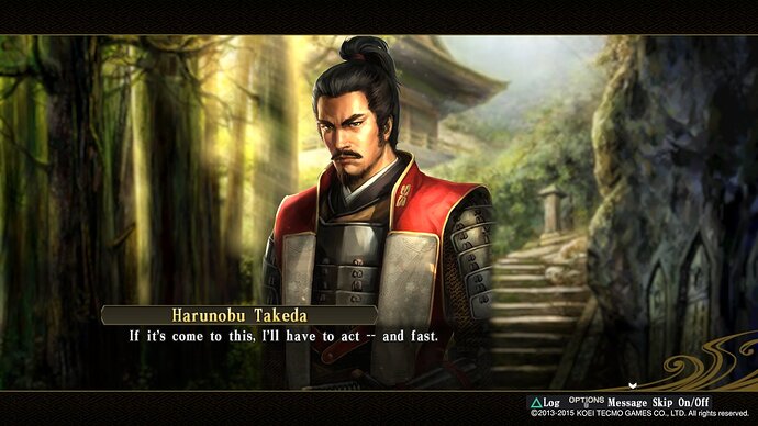 Harunobu Becomes Shingen 1