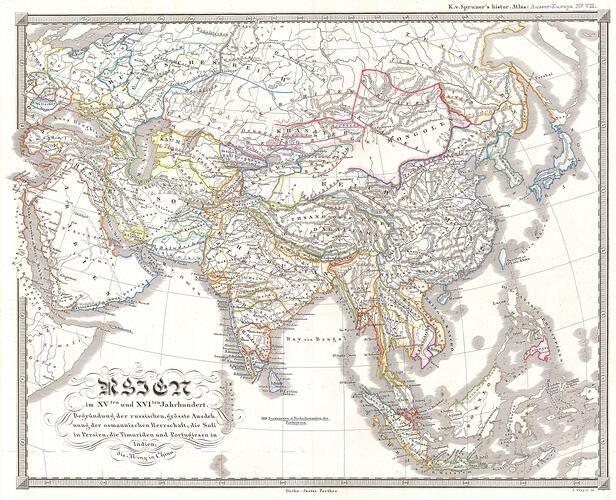 1844_Spruneri_Map_of_Asia_in_the_15th_and_16th_Centuries_(Ming_China)_-Geographicus-_AsiaXVXVI-spruneri-1855