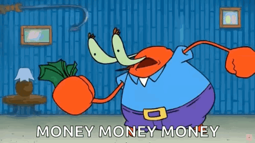 Money Mr Crabs GIF - Money Mr crabs Mr crabs money - GIFs entdecken und ...