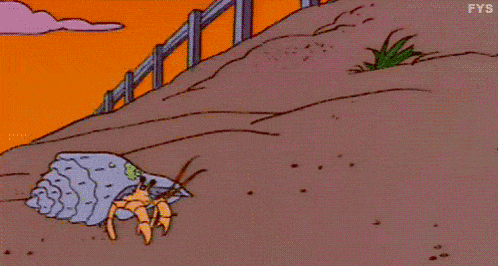 Simpsons Hermit Crab Simpsons Buzz Cola Crab GIF - Simpsons hermit crab ...